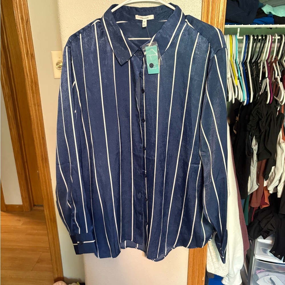 Blue Striped Shirt